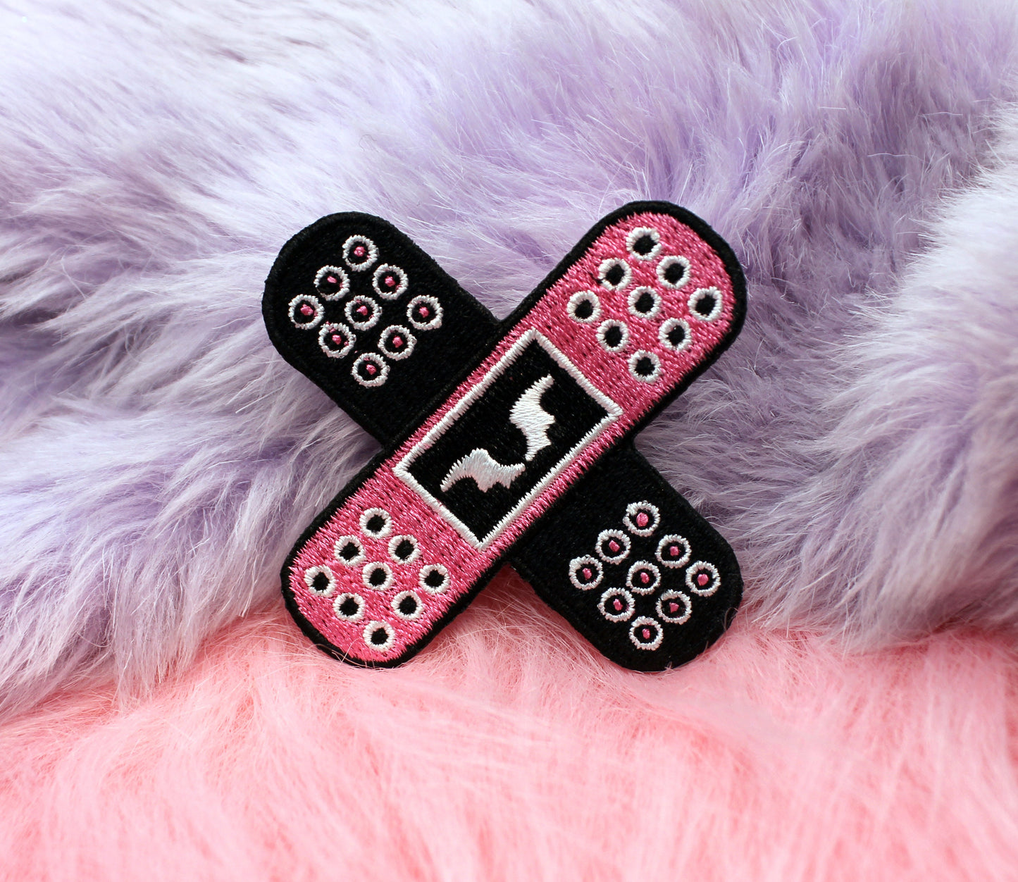 Double X Plasters Iron-On Patch (60mm) - Yamikawaii Menhera Bandaids