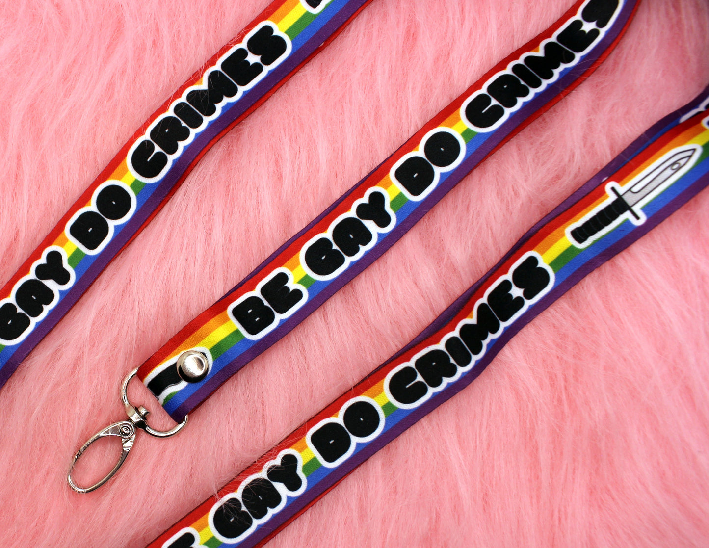 Be Gay Do Crimes 90cm Lanyard