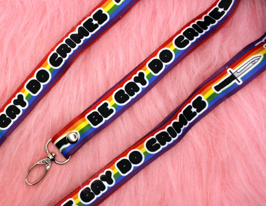 Be Gay Do Crimes 90cm Lanyard