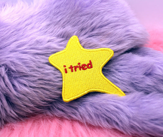 I Tried Iron-On Patch (60mm)