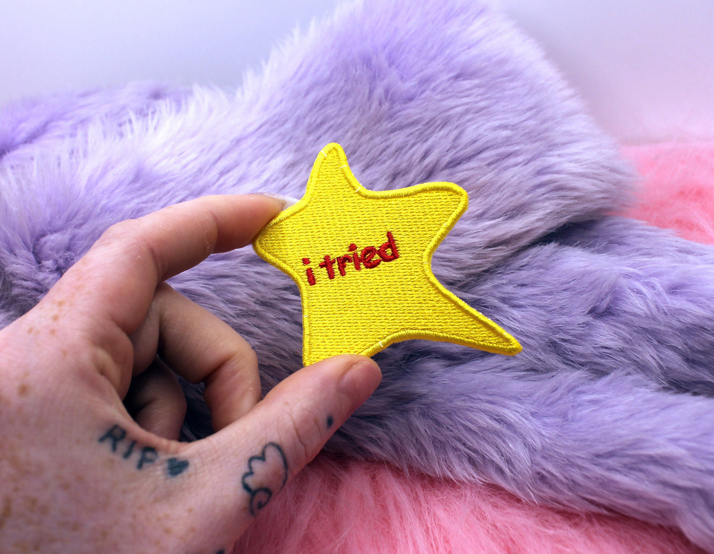 I Tried Iron-On Patch (60mm)