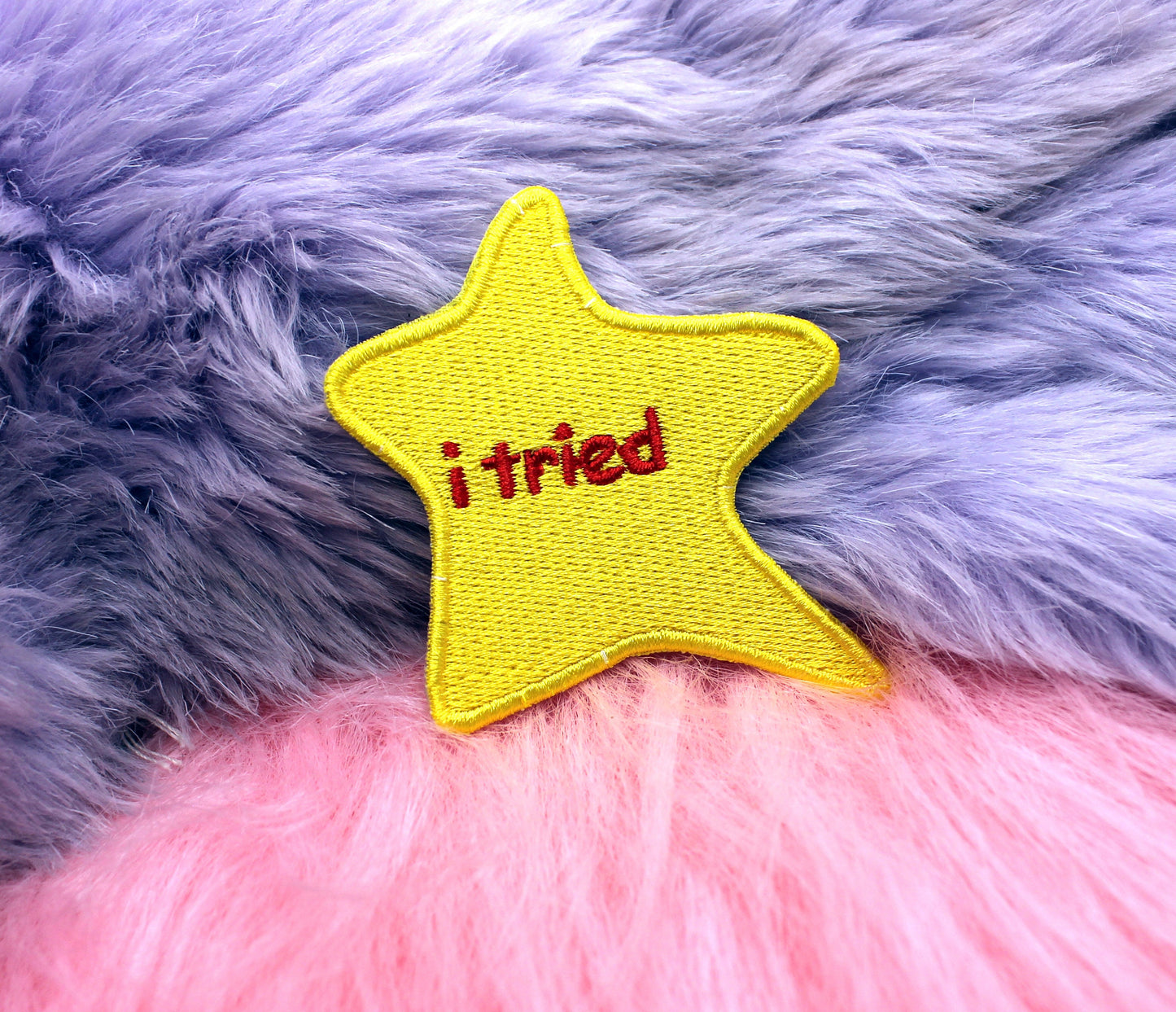 I Tried Iron-On Patch (60mm)