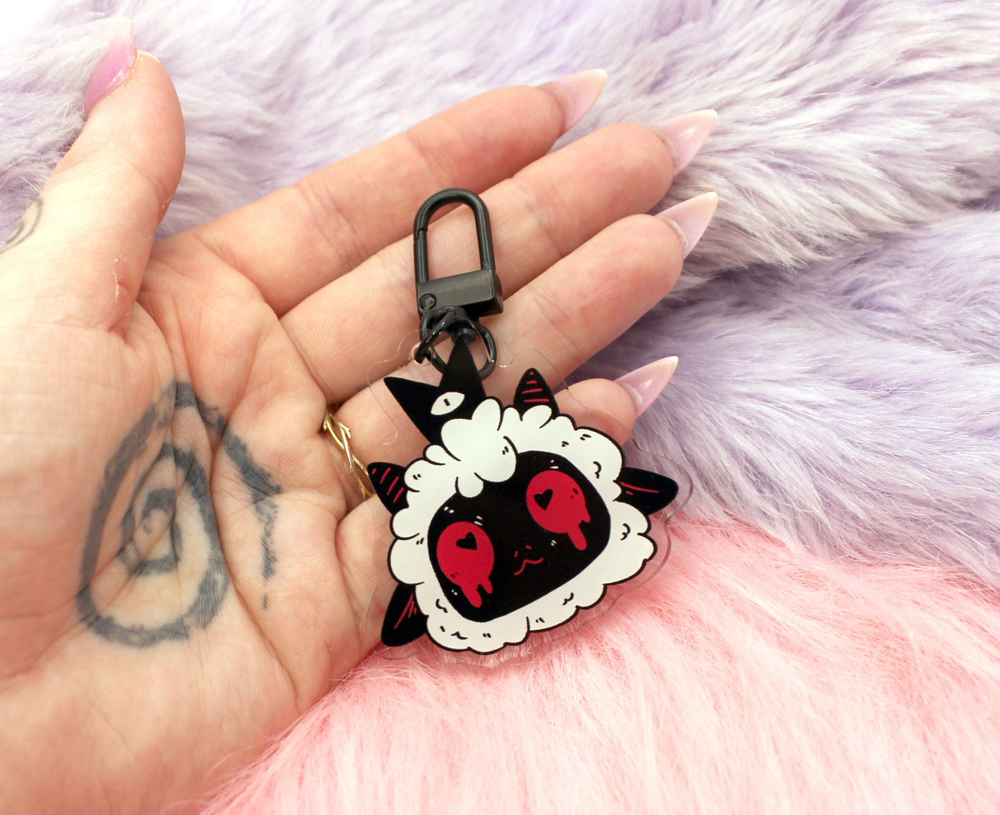 Cult of the Lamb Head Acrylic Charm (2.5inch)