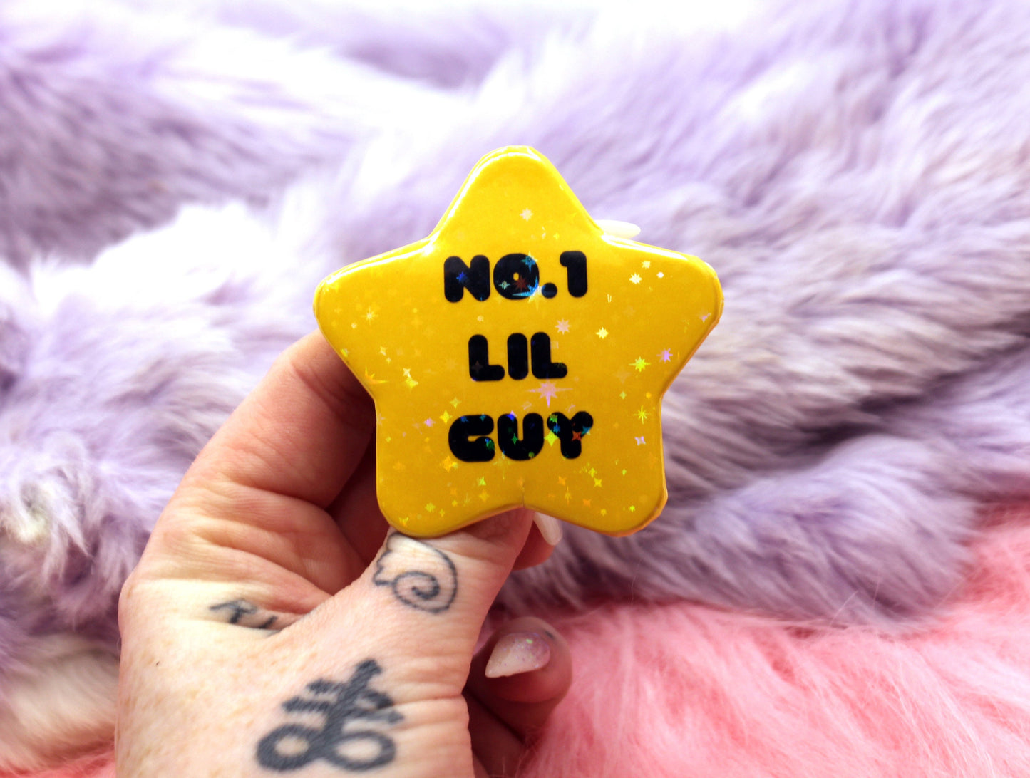 No.1 Lil Guy Star Badge (55mm)