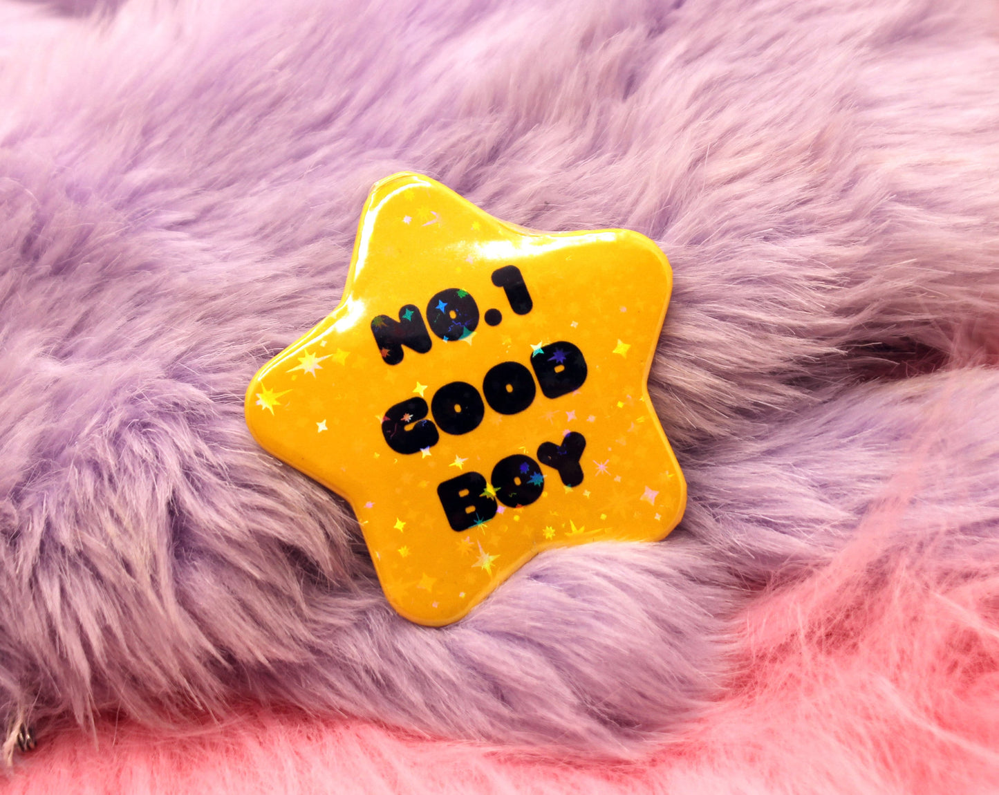No.1 Good Boy Star Badge (55mm)