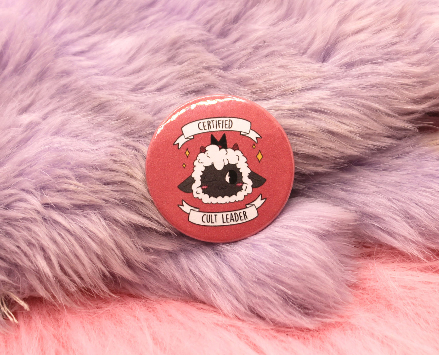 Cult of the Lamb Certified Cult Leader Badge (38mm)