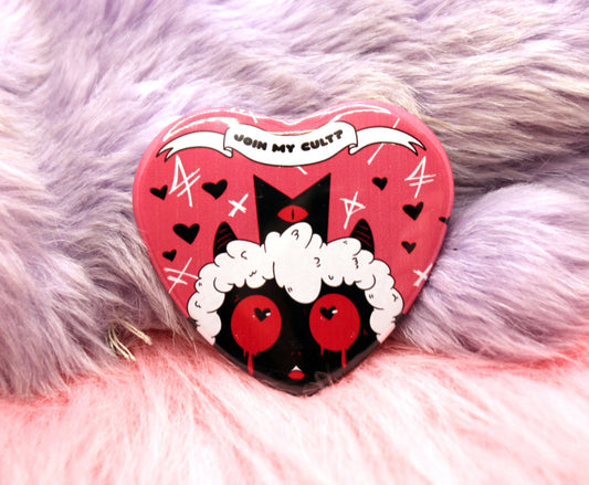 Cult of the Lamb Heart Badge (55mm)