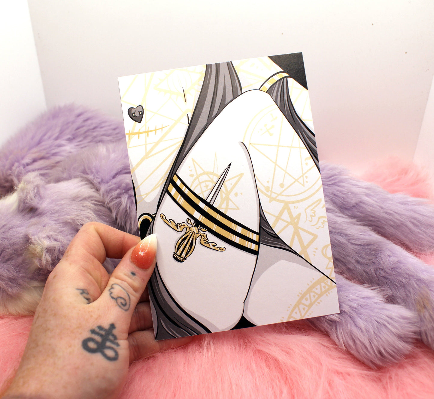 Tattooed Angel A6 Print