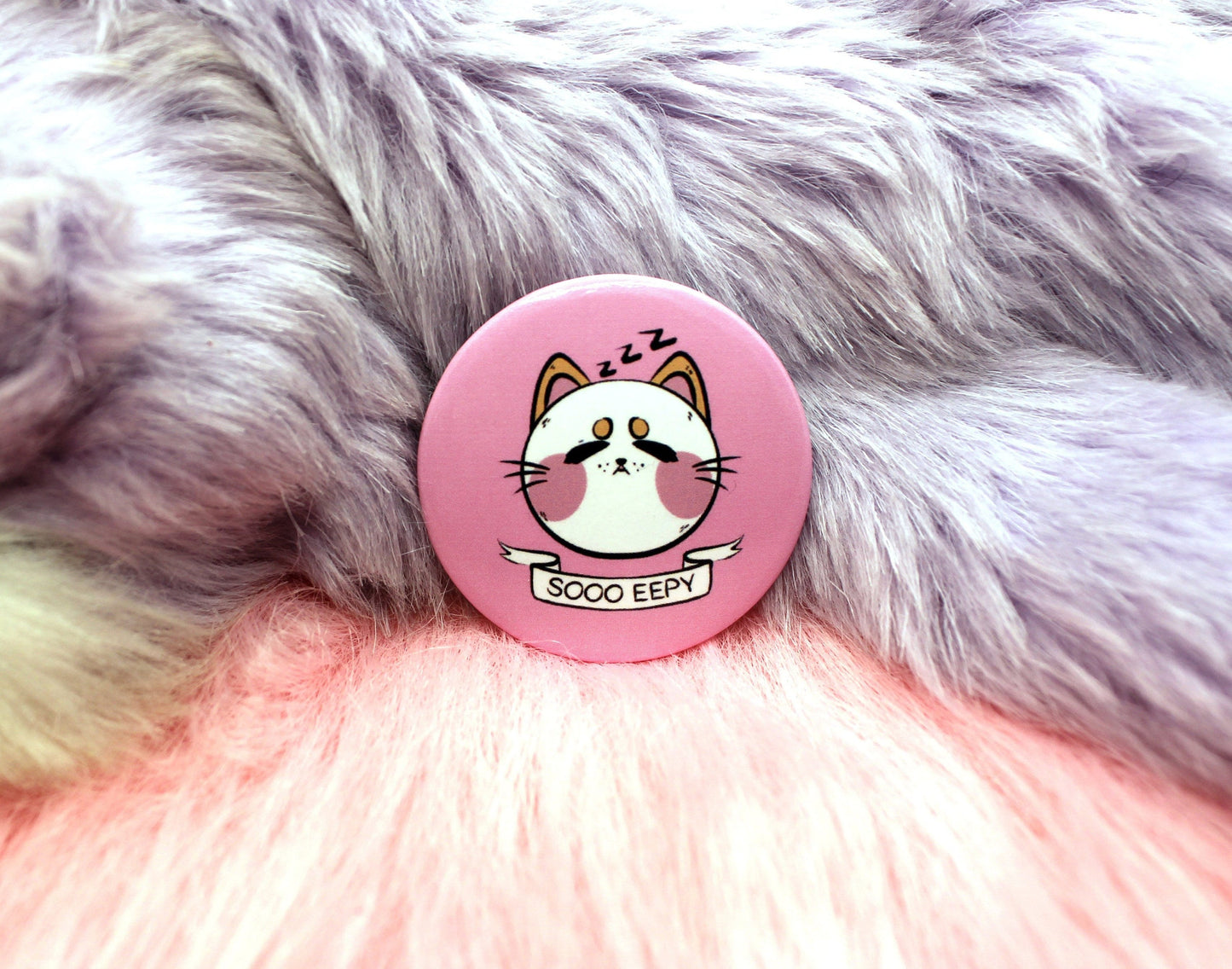So Eepy Cat Badge (38mm)