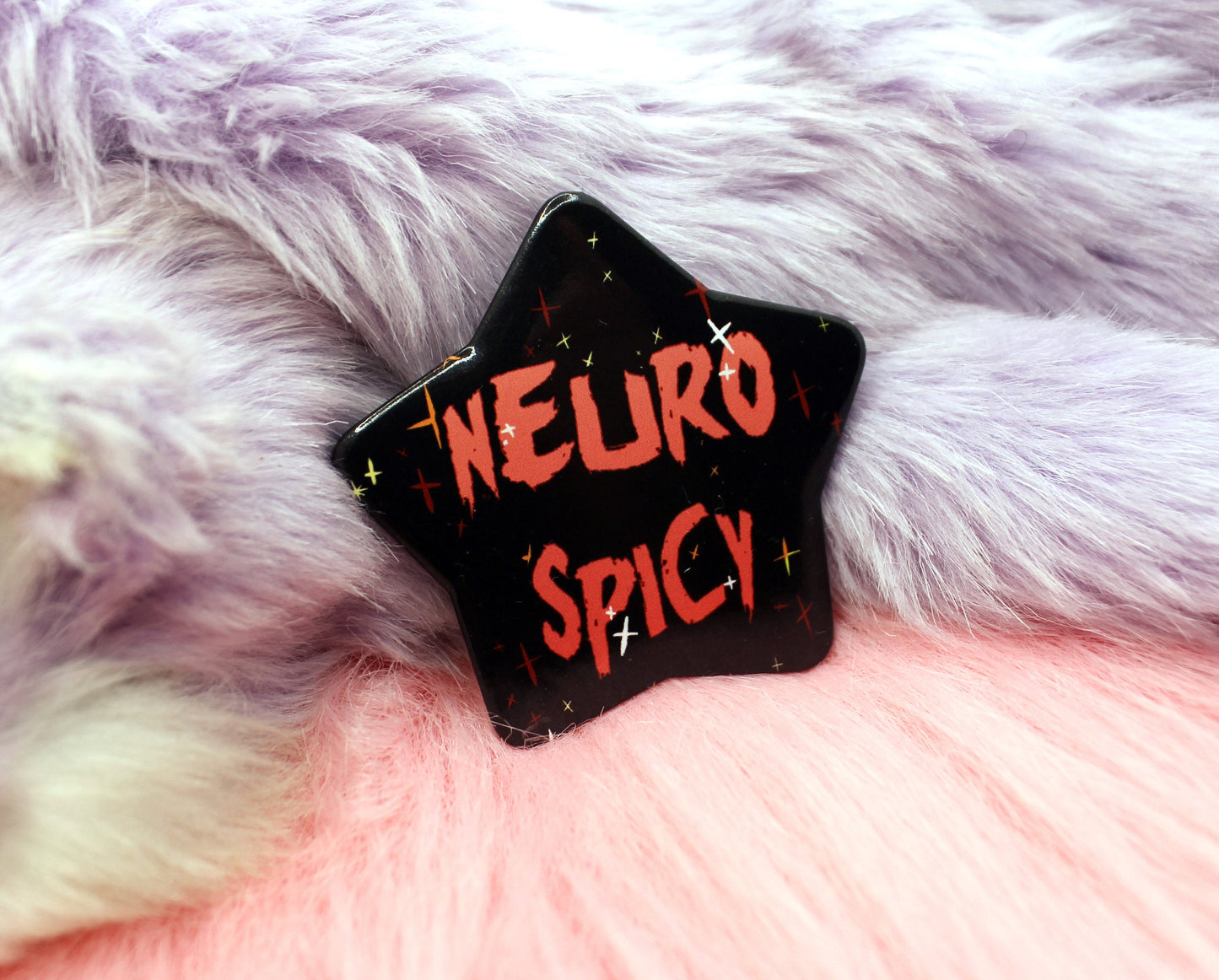 Neuro Spicy Star Badge (55mm)