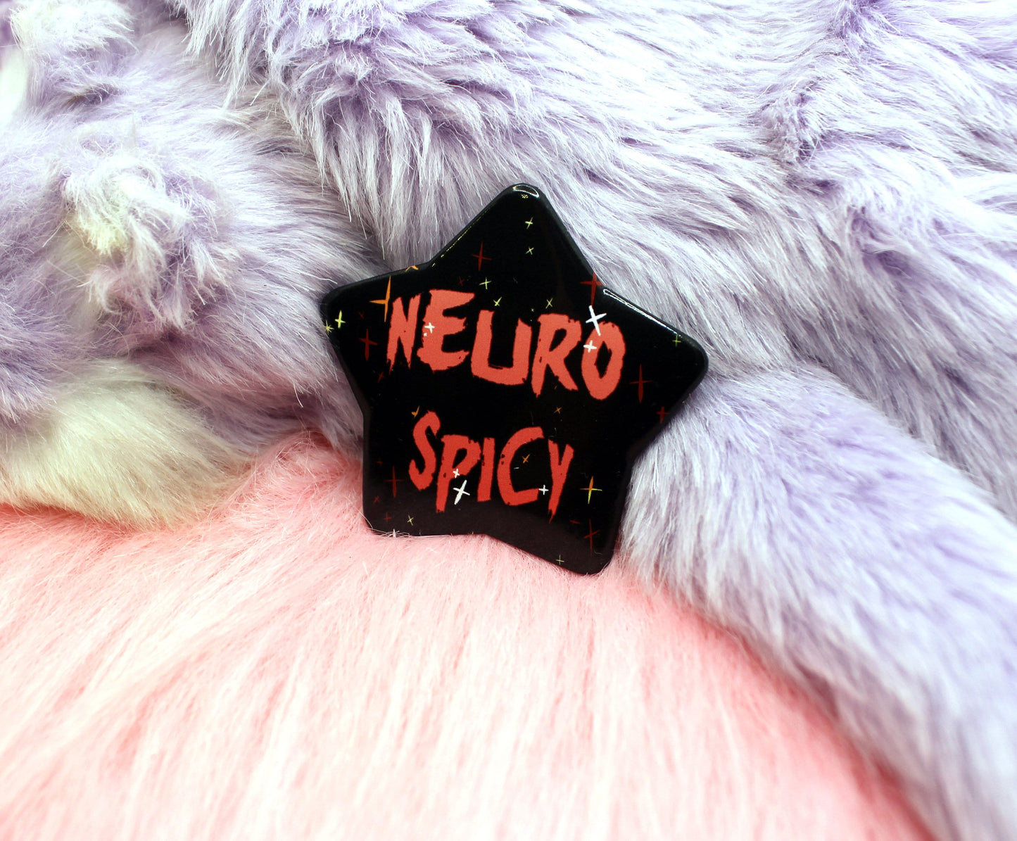 Neuro Spicy Star Badge (55mm)