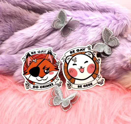 Heaven's Official Blessing Be Gay Do Crimes Sticker (6cm)