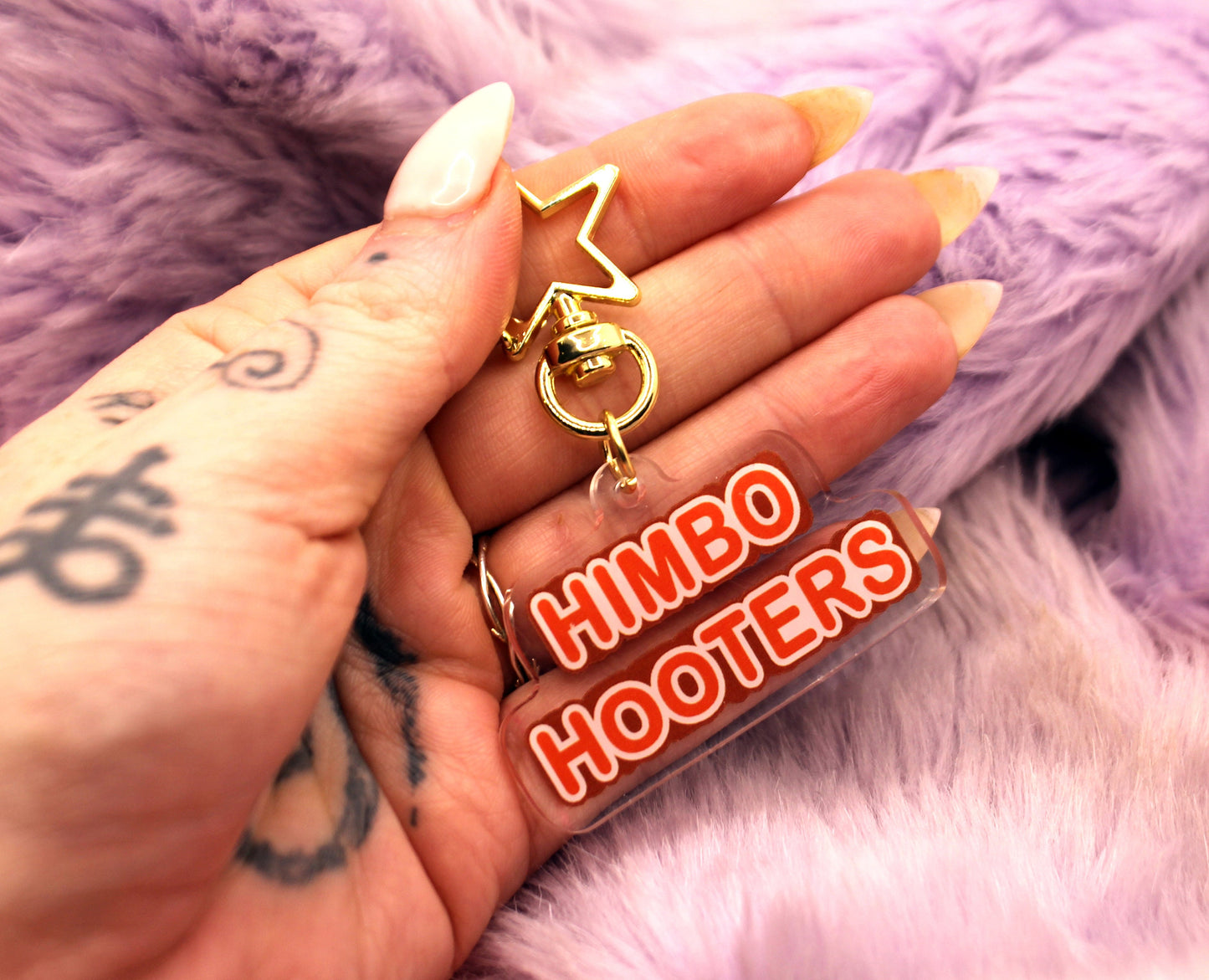 Himbo Hooters Acrylic Charm (2 inch)