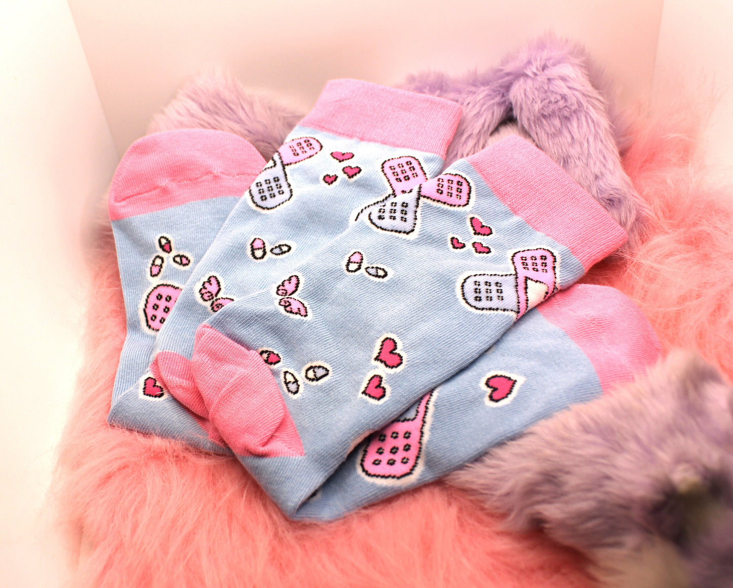 Pastel Menhera Socks (Size 3-8 UK)