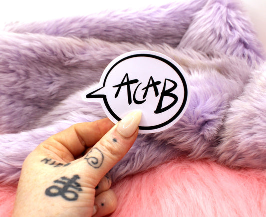 ACAB Speech Bubble Sticker (60mm)