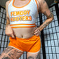 Femboy Hooters Cosplay & Sports Bra Style Crop Top