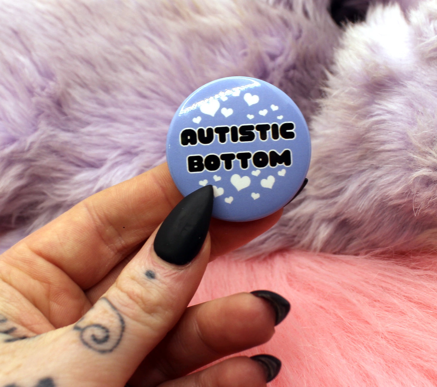 Autistic Bottom Badge (38mm)
