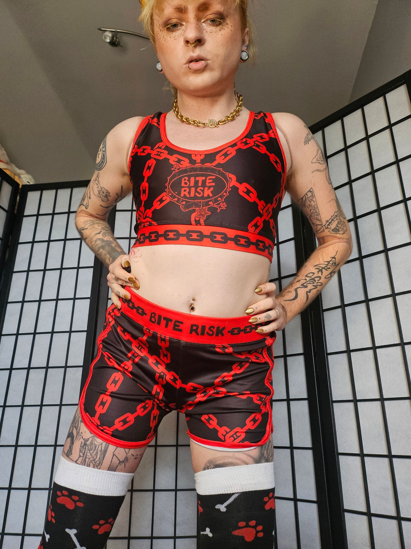Bite Risk Gym Shorts (Sizes S-4XL)