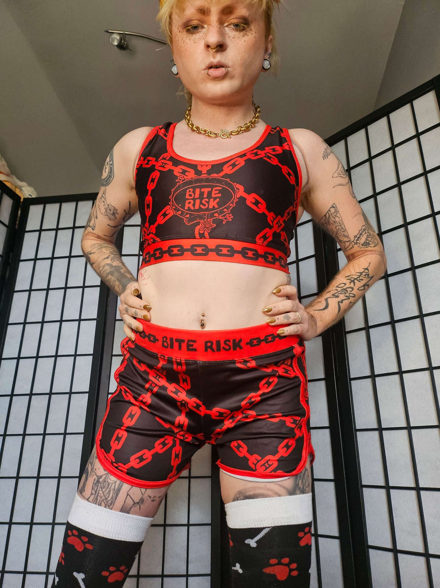 Bite Risk Gym Shorts (Sizes S-4XL)