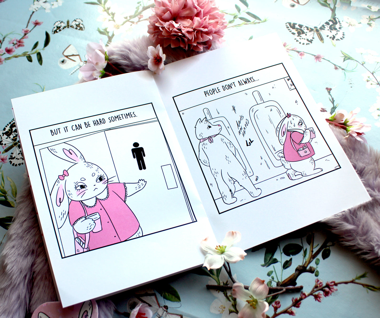 Bunny Trans Pride Comic Book