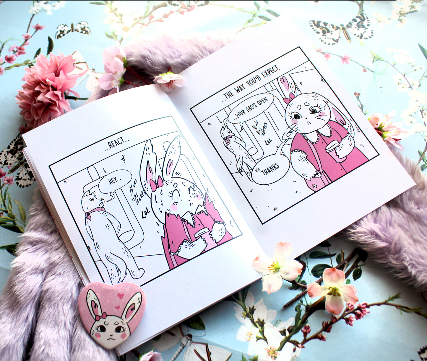 Bunny Trans Pride Comic Book