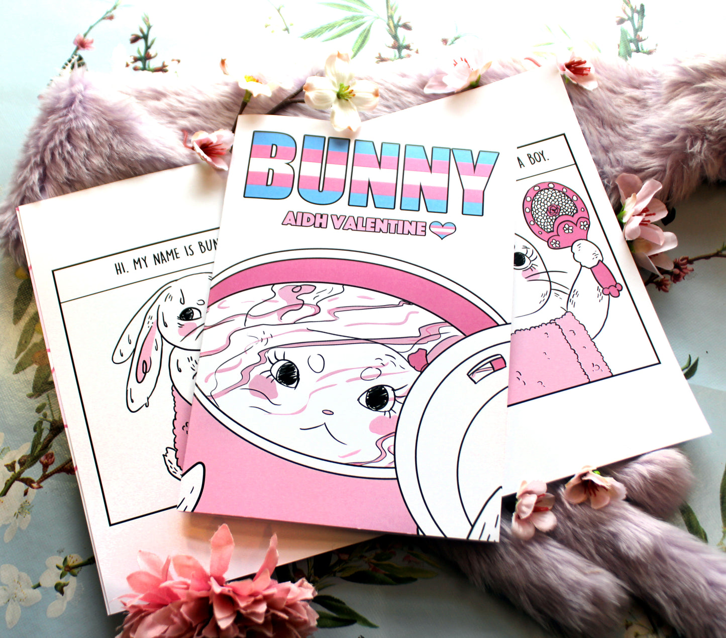 Bunny Trans Pride Comic Book