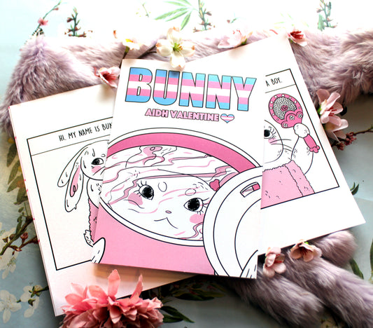 Bunny Trans Pride Comic Book