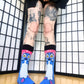 Kpop Demon Hunters Derpy Tiger Crew Socks (Size 3-9 UK)