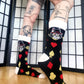 Hazbin Hotel Husk Crew Socks (Size 3-9 UK)