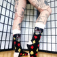Hazbin Hotel Husk Crew Socks (Size 3-9 UK)