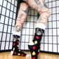 Hazbin Hotel Husk Crew Socks (Size 3-9 UK)