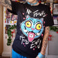 Kpop Demon Hunters Derpy Tiger No Thoughts Head Empty Black T-shirt (S-4XL)