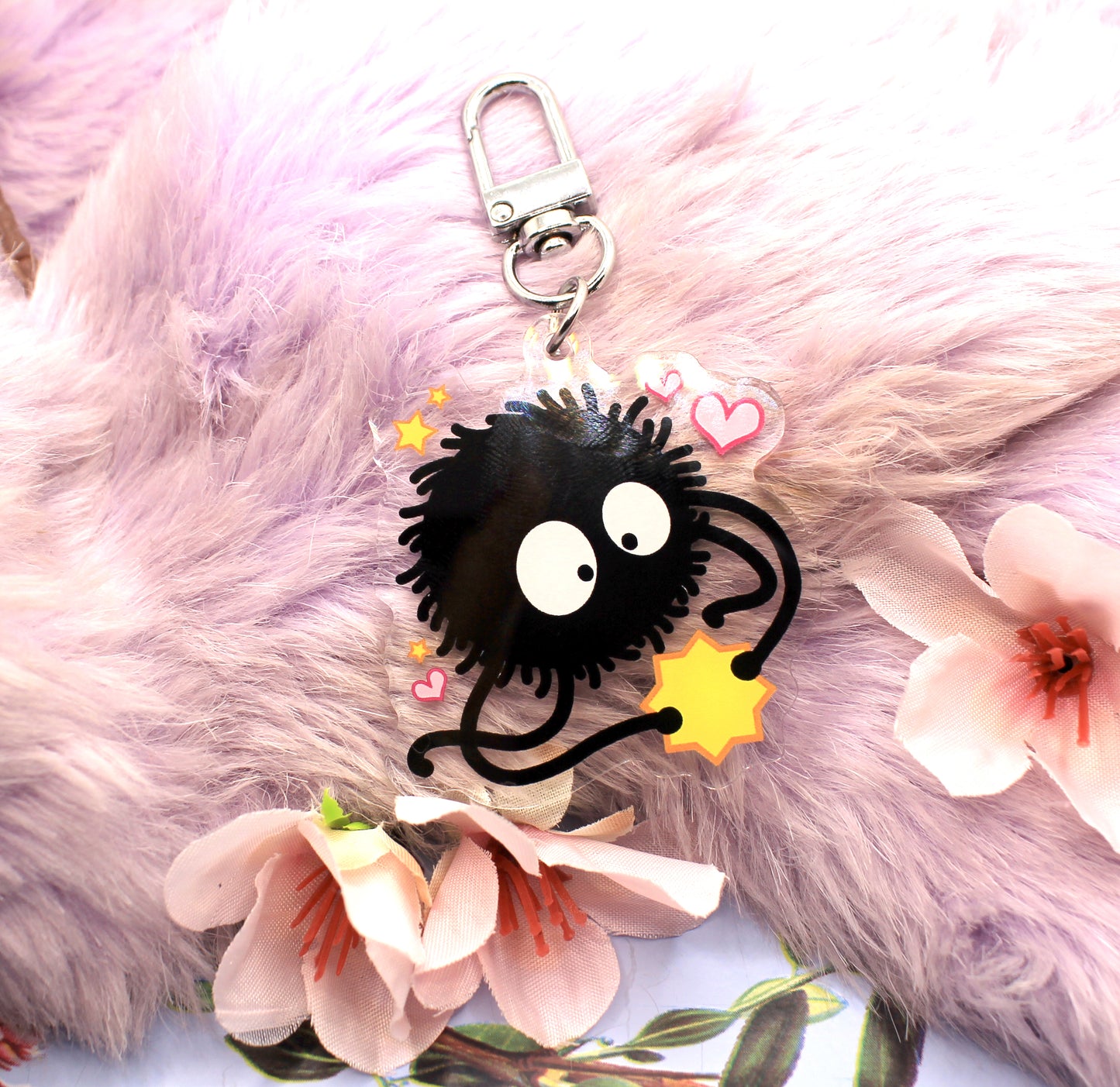 Susuwatari Soot Sprite Acrylic Charm (2 inch)