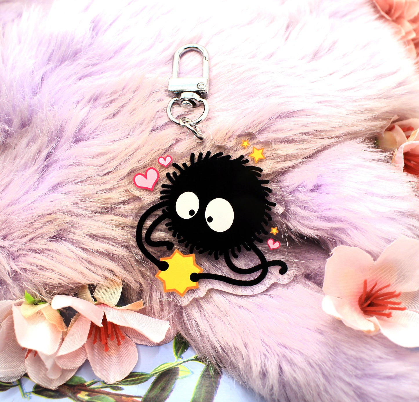 Susuwatari Soot Sprite Acrylic Charm (2 inch)