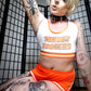 Tomboy Hooters Cosplay & Sports Bra Style Crop Top
