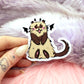 Sitting Ferret Sticker (60mm)