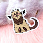 Sitting Ferret Sticker (60mm)