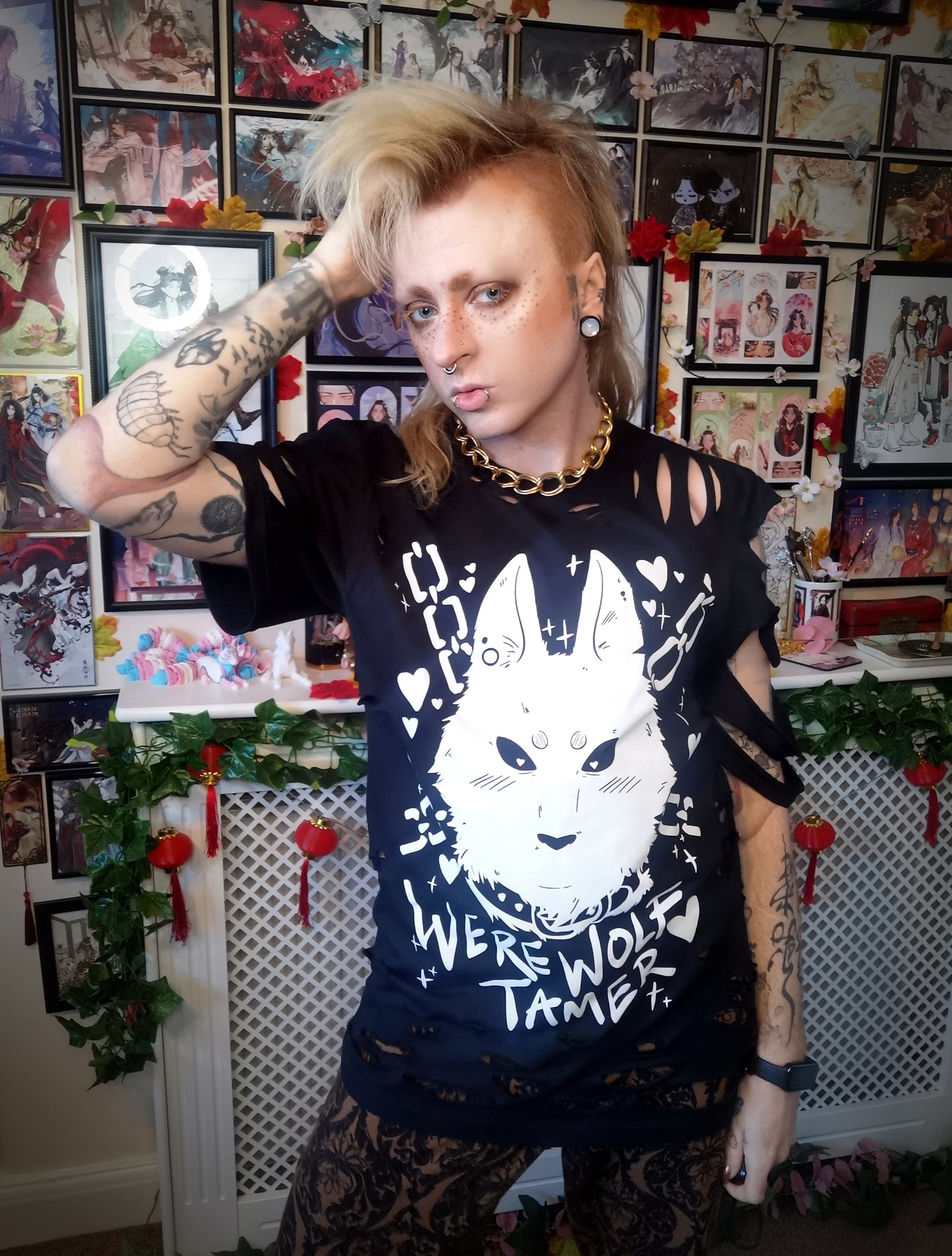 Black Werewolf Tamer T-shirt