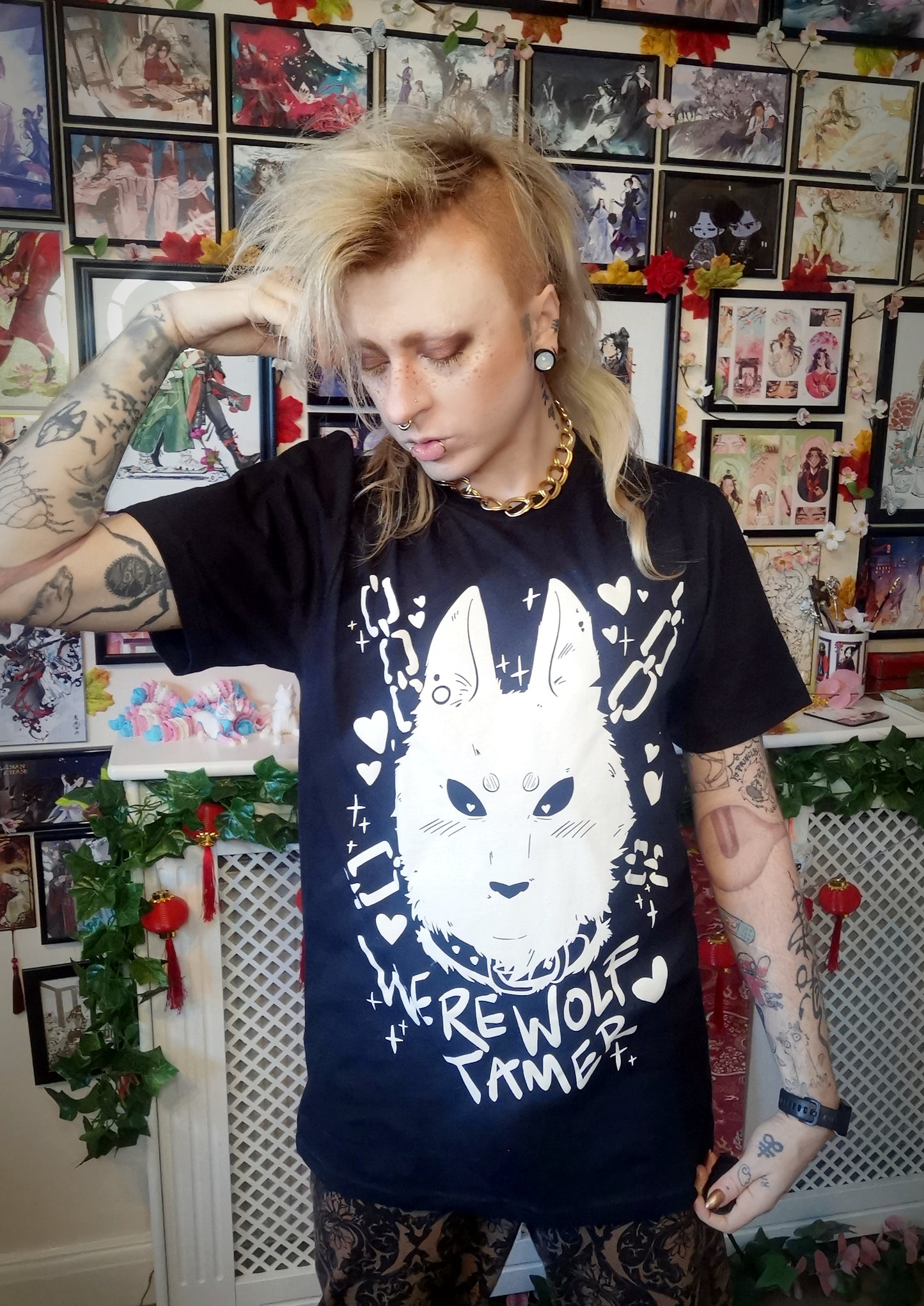 Black Werewolf Tamer T-shirt