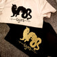 Black Wyrm on Sand T-shirt (Sizes: S-4XL)