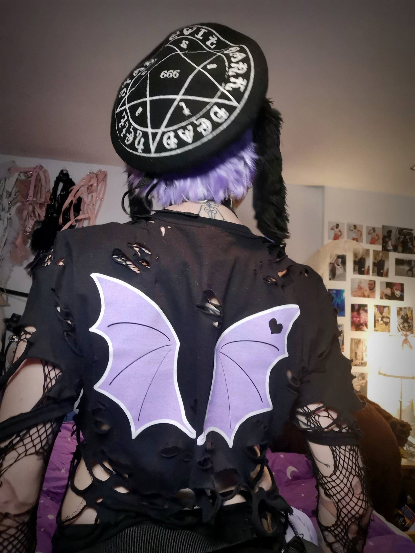 Succuboi Black Full Outfit/T-shirt (Sizes: S-XXL) | Back & Front Printed