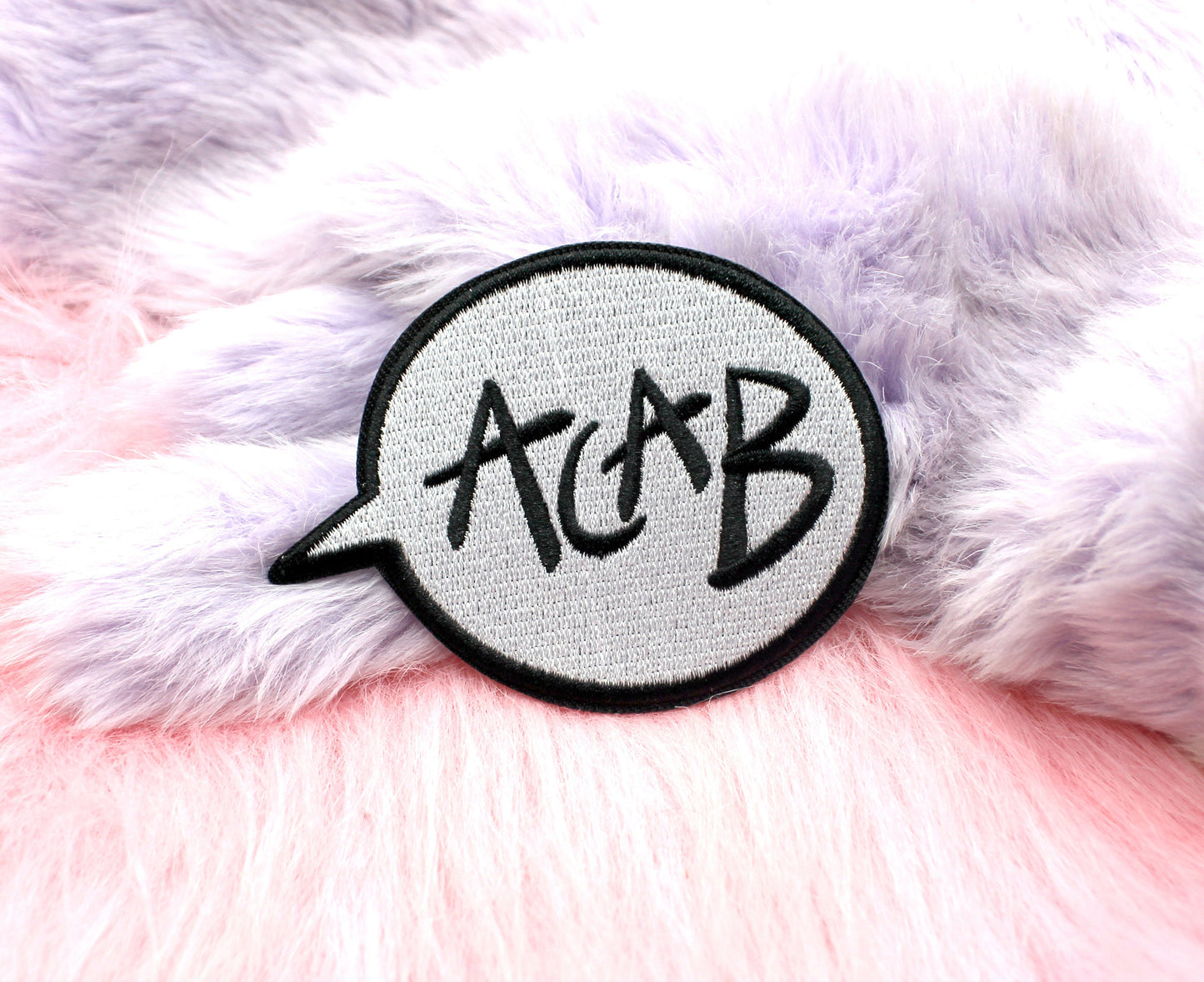 ACAB Speech Bubble Iron-On Patch (80mm)