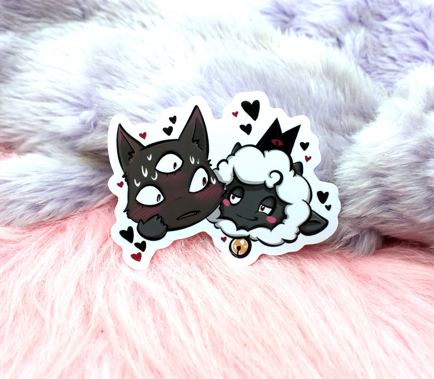 Cult of the Lamb and Narinder Couple Sticker (80mm)