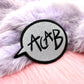 ACAB Speech Bubble Iron-On Patch (80mm)