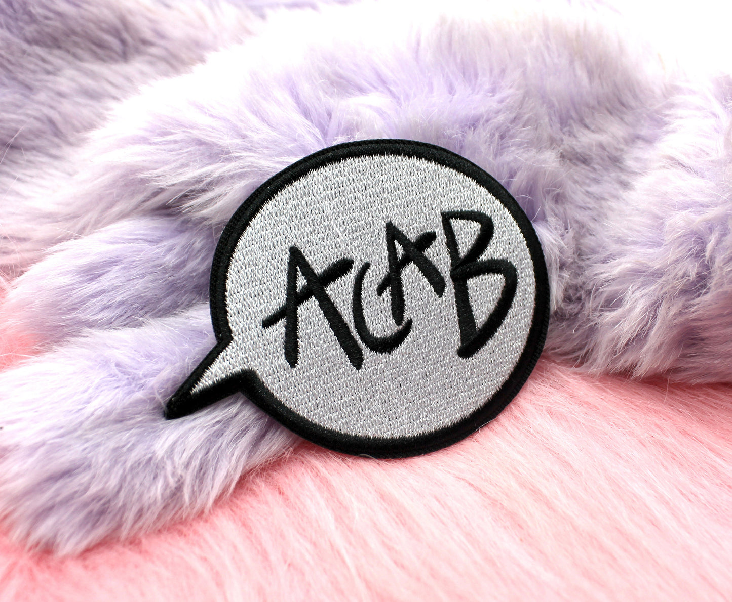 ACAB Speech Bubble Iron-On Patch (80mm)