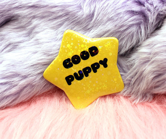 Good Puppy Star Badge (55mm)
