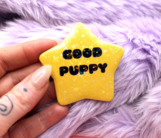 Good Puppy Star Badge (55mm)