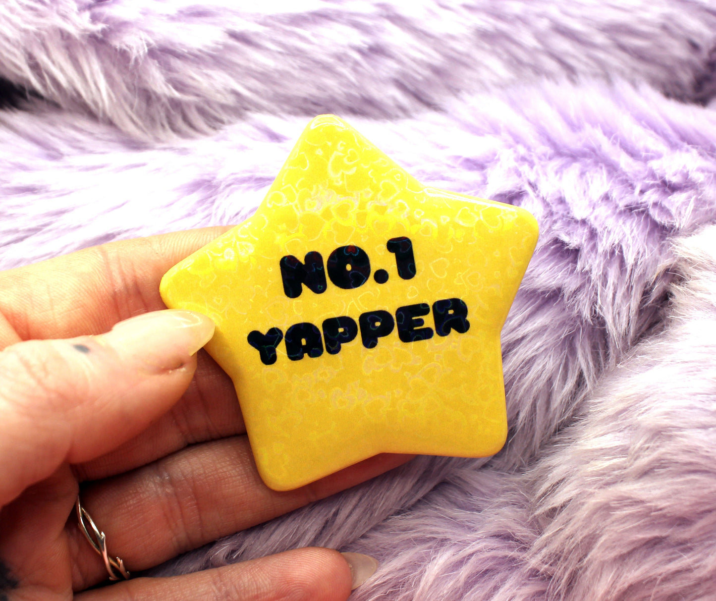 No.1 Yapper Star Badge (55mm)