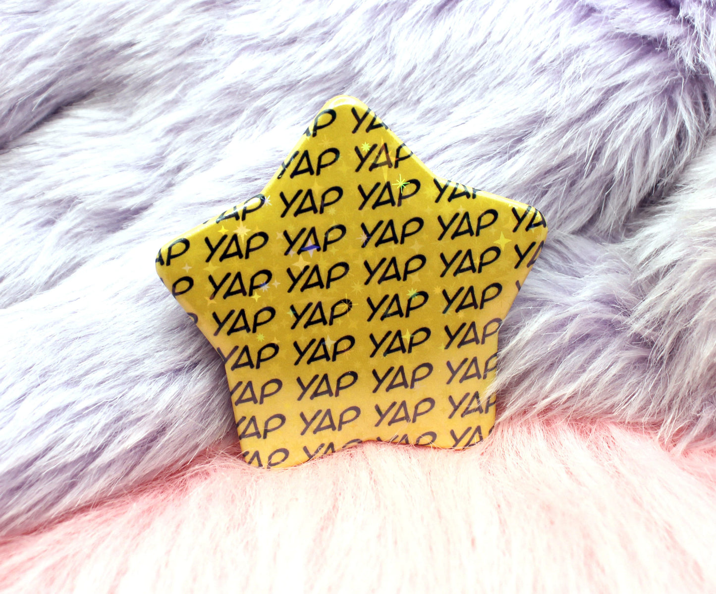 Yap Yap Yap Star Badge (55mm)