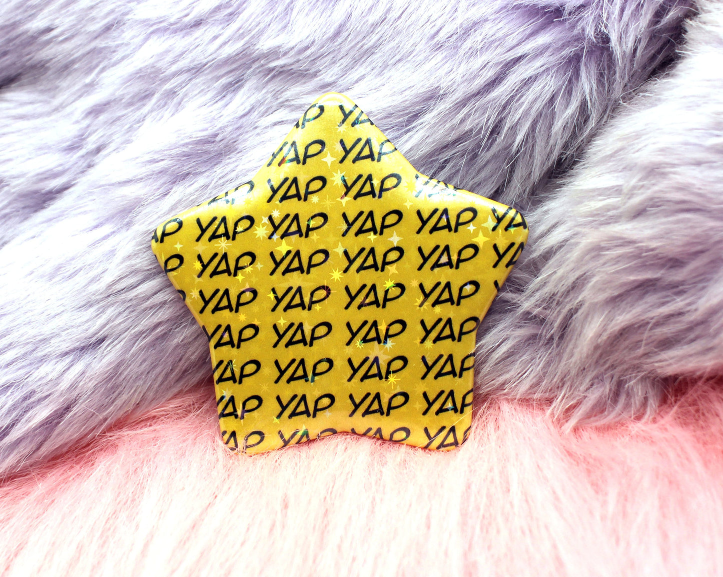 Yap Yap Yap Star Badge (55mm)